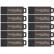 10 X 8gb Pro USB Drive -Grey