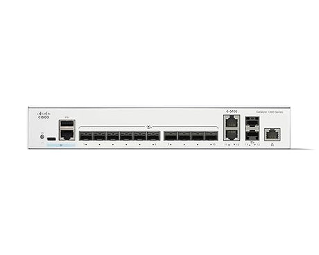 Cisco Catalyst 1300-12XS Managed Switch, 10 Port 10G SFP+, 2x10GE SFP+ Combo, Limited Lifetime Protection (C1300-12XS)