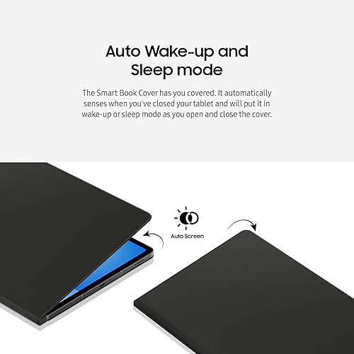 SAMSUNG Tab S10 FE/+ Smart Book Cover, Black
