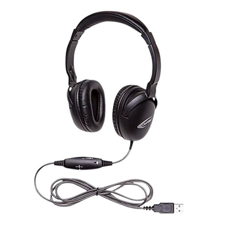 Califone International, Inc CALIFONE 1017IM USB NEOTECH+USB Headset W/CALIFUFF Braided Cord
