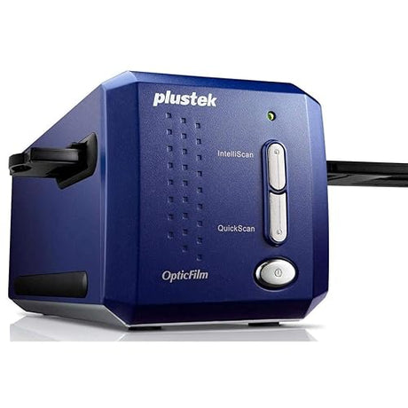 Plustek OpticFilm 8100-35mm Negative Film/Slide Scanner with 7200 DPI and 48-bit Output. Bundle Silverfast SE Plus 9, Support Mac and Windows