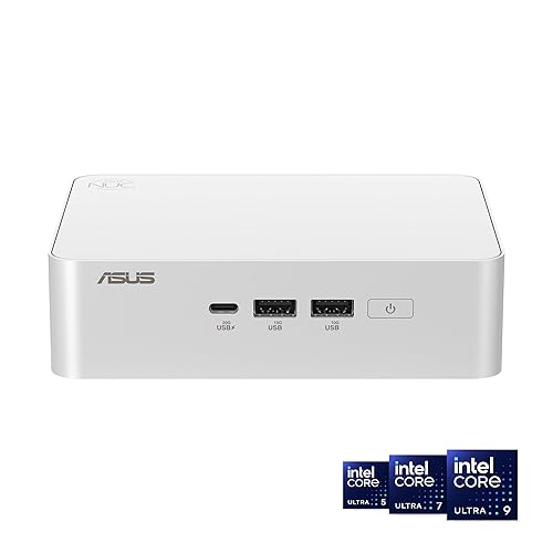 ASUS NUC 15 Pro+ Full System Mini PC with Intel Series 2 Core Ultra 7 255H, 32GB DDR5 RAM, 1TB SSD, Thunderbolt™ 4, Wi-Fi 7 & Bluetooth 5.4, Win 11 Home, Toolless Silver Aluminum Chassis, VESA Mount NUC 15 Pro+|Core Ultra 7 32GB RAM|1TB SSD