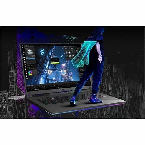 ASUS ROG Strix G18 (2025) Gaming Laptop, 18” 16:10 144Hz/3ms, NVIDIA® GeForce RTX™ 5060, AMD Ryzen™ 9 9955HX Processor, 16GB DDR5-5600, 2TB PCIe Gen 4 SSD, Wi-Fi 6E, Windows 11 Home, G814FM-DS95