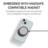 PEEL Magnetic Case for iPhone 15 (Clear) – Embedded Magnet Compatible with MagSafe, Thin Minimalist Design, Ultra Slim – Protects and Showcases Your Device Clear iPhone 15