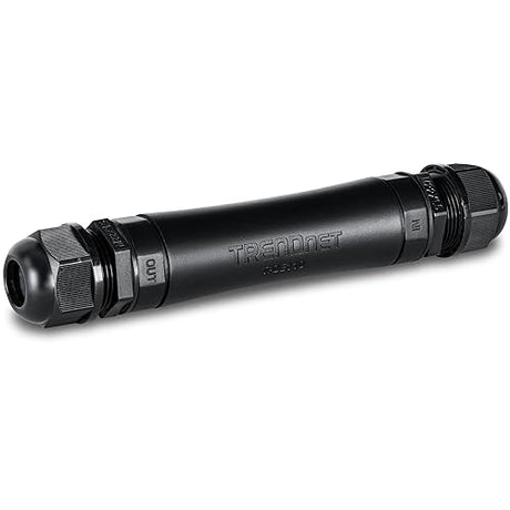 TRENDnet Industrial Waterproof Gigabit PoE+ Extender, TI-OE110, Extend PoE+ Connection up to an Additional 100m (328 ft.), Supports PoE (15.4W) and PoE+ (30W), IP67 Rated Enclosure, NDAA TAA Compliant