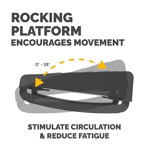 Fellowes Breyta Ergonomic Adjustable Foot Rest Black Modern Black