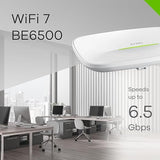 Zyxel BE6500 WiFi 7 Dual-Radio Access Point, Dual-Optimized Antenna, Manageable via Nebula Web/App, On-Premises Controller, or Device's Local Interface [WBE510D] WiFi 7 | BE6500 | DO Antenna