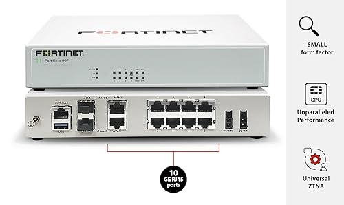 FortiGate-80F Network Security Appliance Plus 1 Year FortiGuard Enterprise Protection and FortiCare Premium (FG-80F-BDL-809-12) 1 Year Enterprise Protection