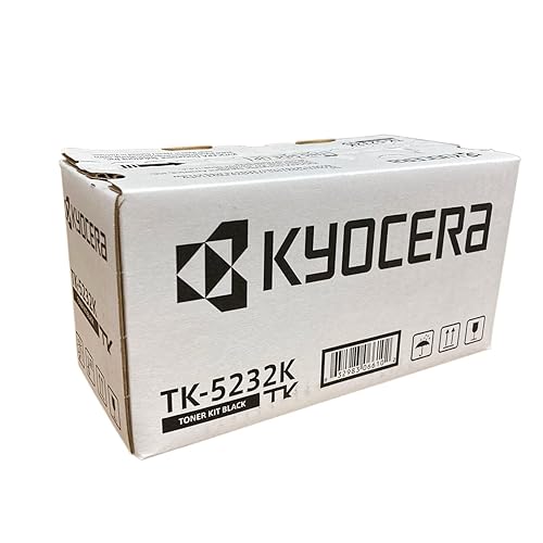Kyocera 1T02R90US0 Model TK-5232K Black Toner Cartridge for M5521 and P5021, Genuine Kyocera, Up to 2600 Pages