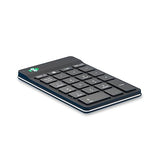 R-Go Number Pad Keyboard, Bluetooth Mini Numeric Keypad with LED Break Indicator, for Financial Accounting, Data Entry & Excel Spreadsheets, Rechargeable Wireless, Black Black Bluetooth