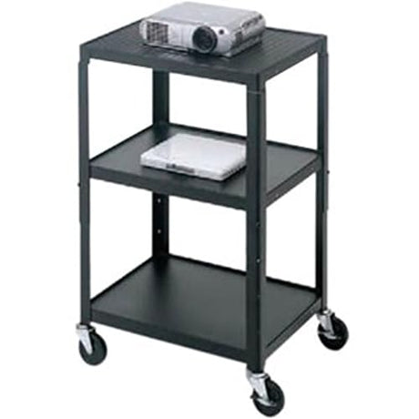 Bretford A2642E Height Adjustable AV Cart Black