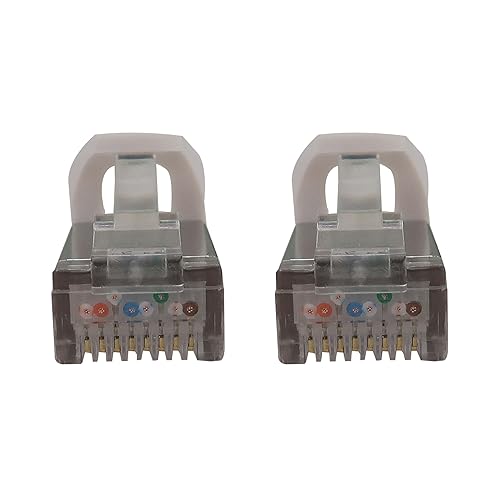 Tripp Lite Cat6a 10G Ethernet Cable, Snagless Molded Slim STP Network Patch Cable (RJ45 M/M), White, 25 Feet / 7.6 Meters, Manufacturer's Warranty (N262-S25-WH)