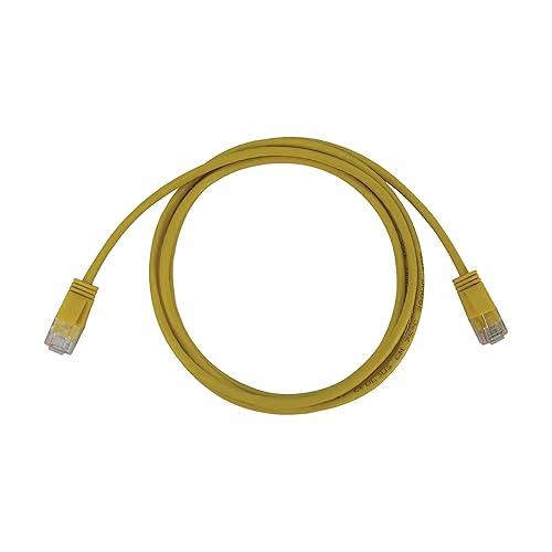 Tripp Lite Cat6a 10G Ethernet Cable, Snagless Molded Slim UTP Network Patch Cable (RJ45 M/M), Yellow, 6 Feet / 1.83 Meters, Manufacturer's Warranty (N261-S06-YW)