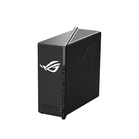 ASUS ROG Strix GS-BE12000 WiFi 7 Tri-Band Router, 12000 Mbps, 20G Wired Capacity, 3,000 sq. ft. Coverage, 2.0GHz Quad-core CPU, Game Acceleration, Triple-Level Security, AiMesh Compatible