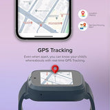 myFirst Fone S3+ (North America Version) Kids Smartwatch for Boys Girls with Unlimited Data eSIM, GPS Tracker, Video Voice Call, 2MP Camera (Space Blue)