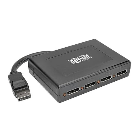 Tripp Lite B156-004-V2 4-Port DisplayPort Multi Stream Transport MST Hub, DP 1.2 to DP, UHD 4Kx2K