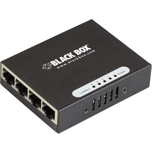 Black Box USB-Powered Gigabit 4-Port Switch with EU Power Supply - 4 Ports - 10/100/1000base-tx - 4