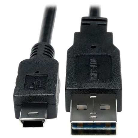 Tripp Lite Universal Reversible USB 2.0 Hi-Speed Cable (Reversible A to 5Pin Mini B M/M) 6-in.(UR030-06N)