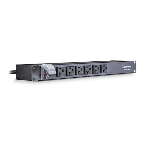 CyberPower CPS1220RM Basic PDU, 100-125V/20A, 12 Outlets, 15ft Power Cord, 1U Rackmount Basic 20A