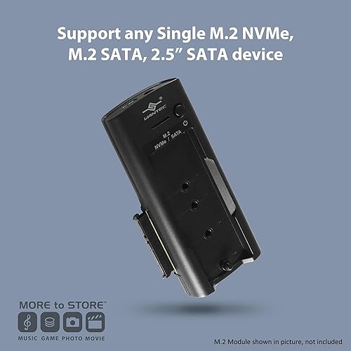 Vantec CB-NSC300 NexStar Storage Adapter, 3 in 1, USB 3.2 Gen2x1 Type C