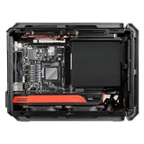 Cougar QBX Pro Gaming PC Case - Mini ITX Computer Case-Compact- Expandible-Massive Storage - 80mm Fan(1), 90mm Fan(1), 120mm Fans(4)