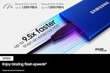 Samsung Portable SSD T7 Blue 500 GB