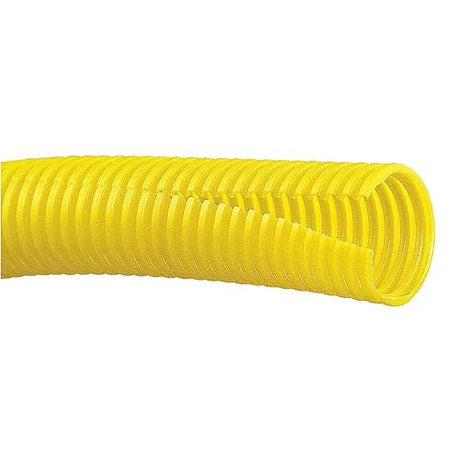 Panduit CLT75F-C4 Polyethylene Corrugated Loom Tubing with Slit, Yellow (100-Foot) Yellow .75-Inch by 100-Foot
