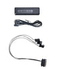 Lian Li UNI Fan L-Wireless Controller for SL Wireless, TL Wireless & Strimer Wireless with PWM SATA Cable - Black (RF-T-B) RF-T-B.01(Black)