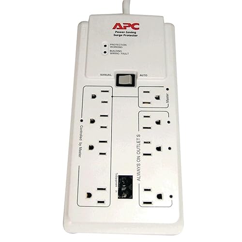 APC by Schneider Electric P8GT 8 Outlet 1750J Surge w RJ11