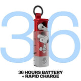 Skullcandy Dime Evo Wireless Earbuds, Bluetooth Headphones, Noise Isolating Fit, Up to 36 Hours Battery, Microphone for iPhone Android, Easy Carry with Clip-Anywhere Case - Peanuts Snoopy