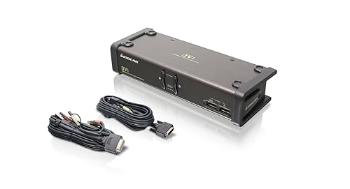 IOGEAR 2-Port DVI KVMP Switch w/Full Set of Cables, (GCS1102 TAA Compliant)
