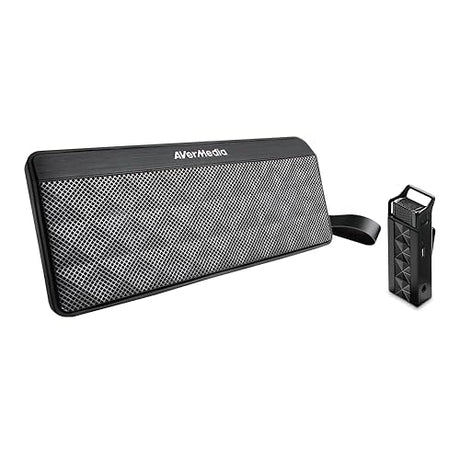 AVerMedia Wireless Voice Amplifier for Teachers, Classroom Audio System, Portable Speaker Microphone System for Classroom, Training, Teaching, Yoga, Meeting, Speech - AW330