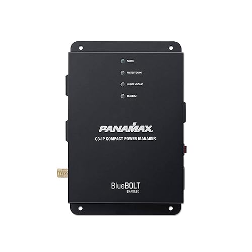 Panamax C3-IP Compact Power Manager - BlueBOLT-Enabled 3-Outlet Power Conditioner and Power Sequencer