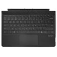 ADESSO Surface Pro Case with Bluetooth Keyboard and Touchpad Slim Quiet Fast Scissor Switch Keys Faux Suede and Leather Cover for Surface Pro 3 4 5 6 7 Ultra Slim Aluminum