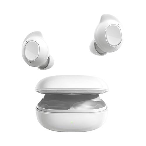 Samsung Galaxy Buds FE True Wireless Bluetooth Earbuds, In-Ear Secure Fit, Noise Cancelling, Auto Switch Audio, Touch Control, Built-in Voice Assistant, White [US Version, 1Yr Manufacturer Warranty] White Buds FE Only