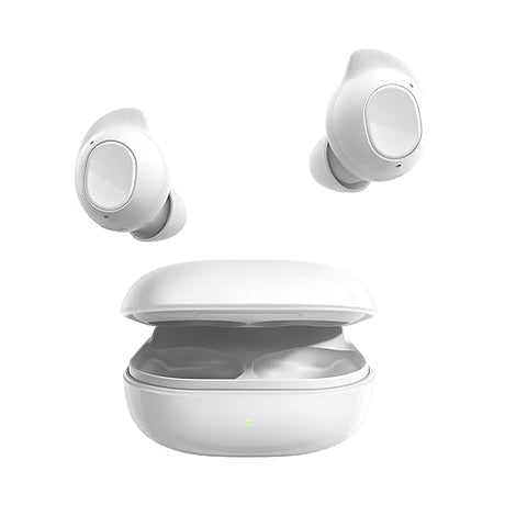 Samsung Galaxy Buds FE True Wireless Bluetooth Earbuds, In-Ear Secure Fit, Noise Cancelling, Auto Switch Audio, Touch Control, Built-in Voice Assistant, White [US Version, 1Yr Manufacturer Warranty] White Buds FE Only
