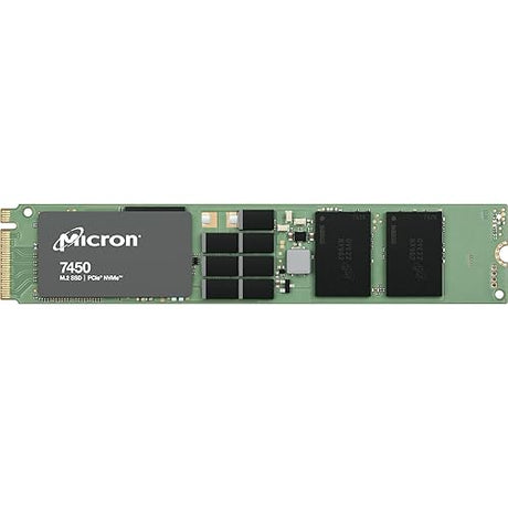 Micron 7450 PRO 3.84 TB Solid State Drive - M.2 22110 Internal - PCI Express NVMe [PCI Express NVMe 4.0 x4] - Read Intensive - TAA Compliant