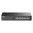 D-Link 16 Port Fast Ethernet Switch Unmanaged 10/100 Mbps Desktop Rackmount Plug and Play Metal Housing Fanless Design EEE (DES-1016D)
