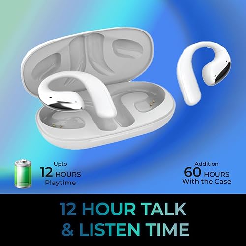 Xtream T6 Open-Ear Bluetooth Earbuds with Touch Screen Charging Case