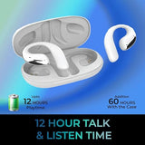 Xtream T6 Open-Ear Bluetooth Earbuds with Touch Screen Charging Case