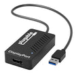Plugable USB 3.0 to DisplayPort 4K DisplayLink Video Graphics Adapter for Multiple Monitors up to 3840x2160 Supports Windows, Mac, and ChromeOS