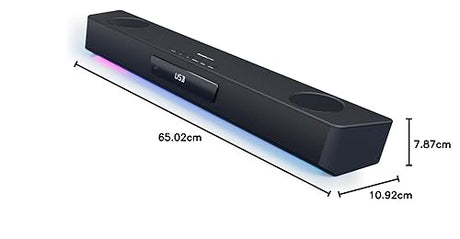 Sound Blaster Katana SE Multi-Channel Gaming Soundbar, 180W Peak Power, Bi-Amplified 4-Driver Design, Super X-Fi Technology, and RGB Lighting