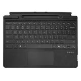 Adesso WKB-7040 Bluetooth Keyboard with Touchpad for Surface Pro X/8/9/10/11 – Ultra-Slim Aluminum Case, Scissor-Switch Keys, Bluetooth 5.1 Wireless, Rechargeable Battery