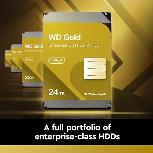 Western Digital 6TB WD Gold Enterprise Class Internal Hard Drive - 7200 RPM Class, SATA 6 Gb/s, 256 MB Cache, 3.5 - WD6003FRYZ