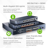 Zyxel 8-Port Multi-Gig 2.5G PoE Switch | Cloud/Smart Managed | 8X PoE++ 130W | 2X 10G SFP+ | Desktop or Wall Mount | Ethernet Network Splitter Hub [XMG1915-10EP]
