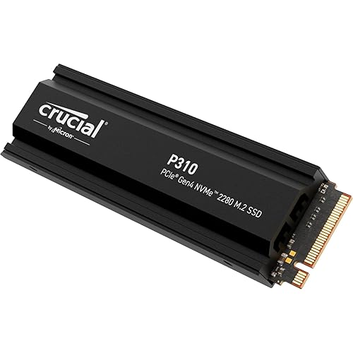 Crucial P310 4TB NVMe PCIe Gen4 x4 M.2 2280 Internal Gaming SSD