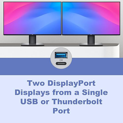 SoNNeT DisplayLink Dual 4K DisplayPort Adapter