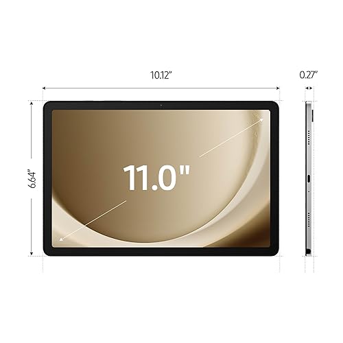 Samsung Galaxy Tab A9+ Plus 11” 64GB Android Tablet, Big Screen, Quad Speakers, Upgraded Chipset, Multi Window Display, Slim, Light, Durable, Kids Friendly Design, US Version, 2024, Silver Silver 64 GB Tablet Tablet Only