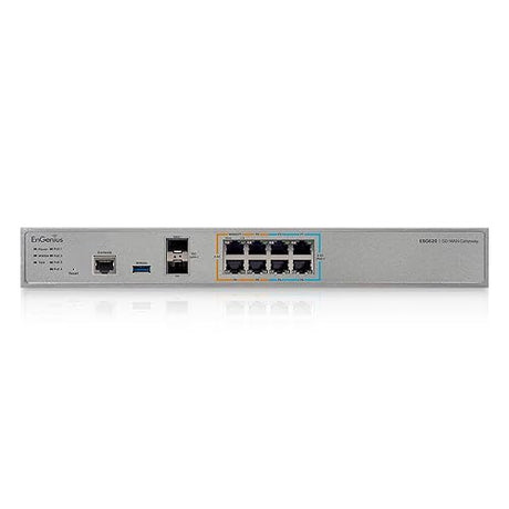 EnGenius Cloud Managed [ESG620] 2.2 GHz Quad-Core SD-WAN Gateway with Dual-WAN, 8 2.5 GbE LAN (4 PoE+), Auto-VPN, stateful Firewall, and Cellular failover