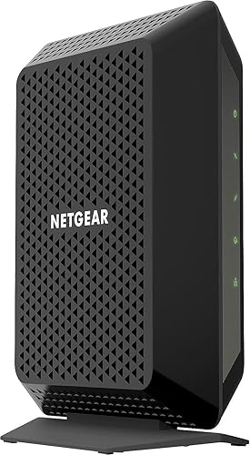 Netgear CM400 8 x 4 Cable módem docsis 3.0 Max velocidades de descarga de 343 Mbps. Certificado para xfinity by comcast, Tiempo Warner Cable, Cox, Carta & More (CM400 â€“ 1 aznas), Negro Up to 1400 Mbps - DOCSIS 3.0